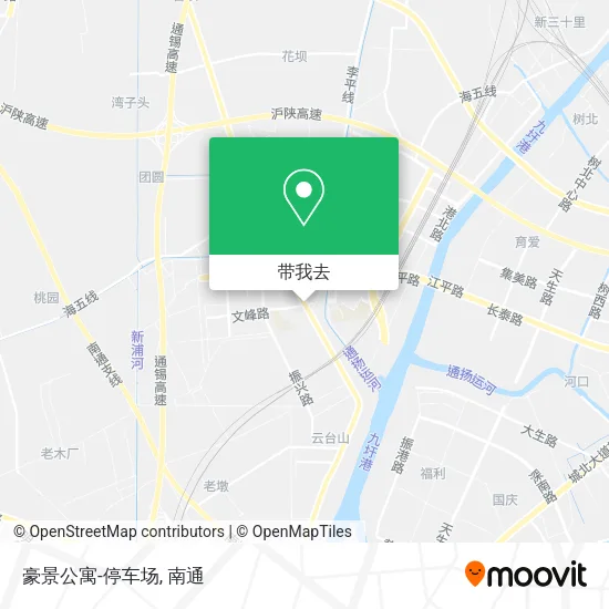 豪景公寓-停车场地图
