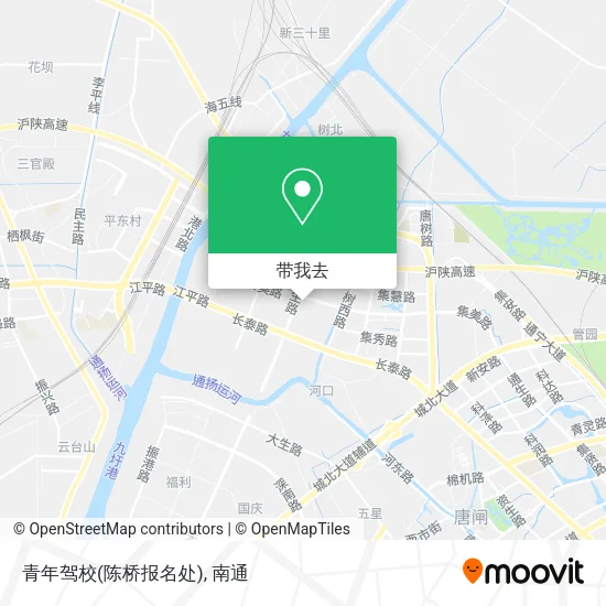 青年驾校(陈桥报名处)地图