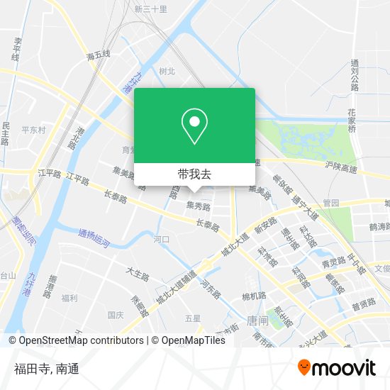 福田寺地图