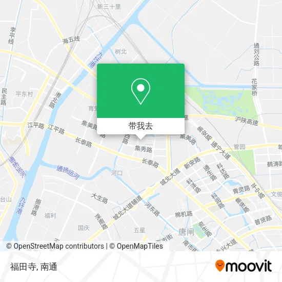 福田寺地图