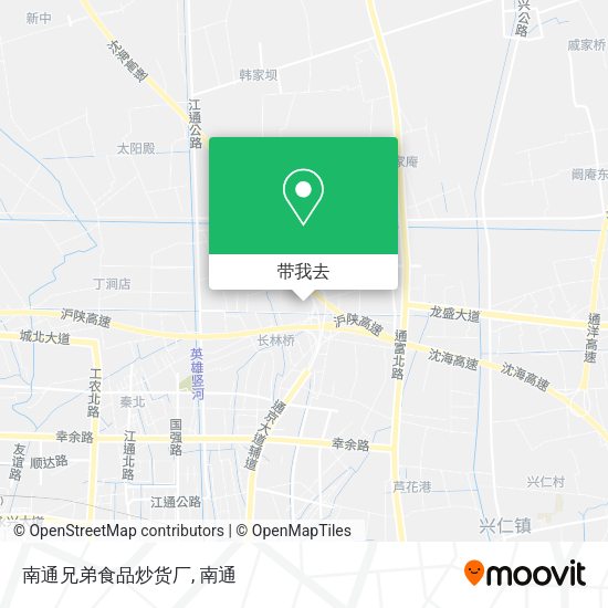 南通兄弟食品炒货厂地图