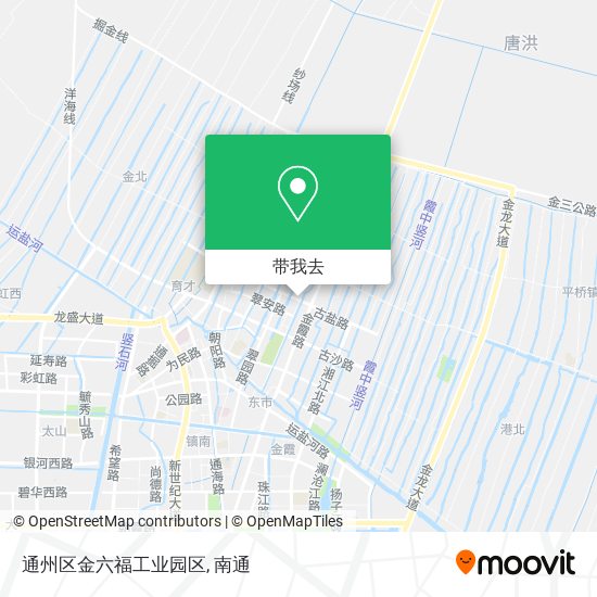 通州区金六福工业园区地图