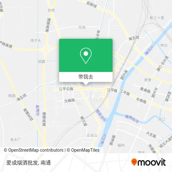 爱成烟酒批发地图
