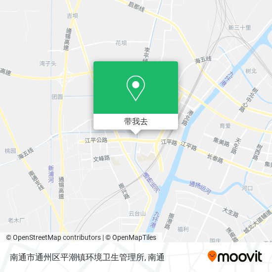 南通市通州区平潮镇环境卫生管理所地图