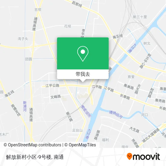 解放新村小区-9号楼地图