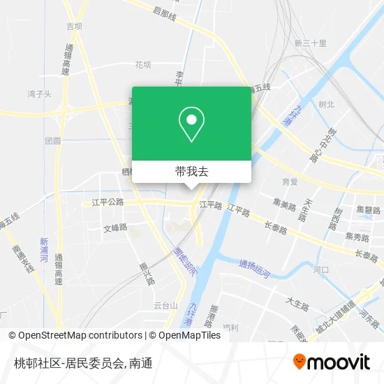 桃邨社区-居民委员会地图