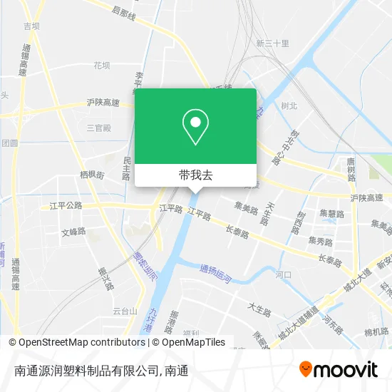 南通源润塑料制品有限公司地图