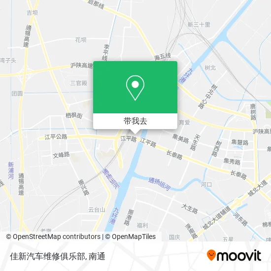 佳新汽车维修俱乐部地图