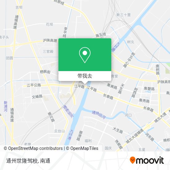 通州世隆驾校地图