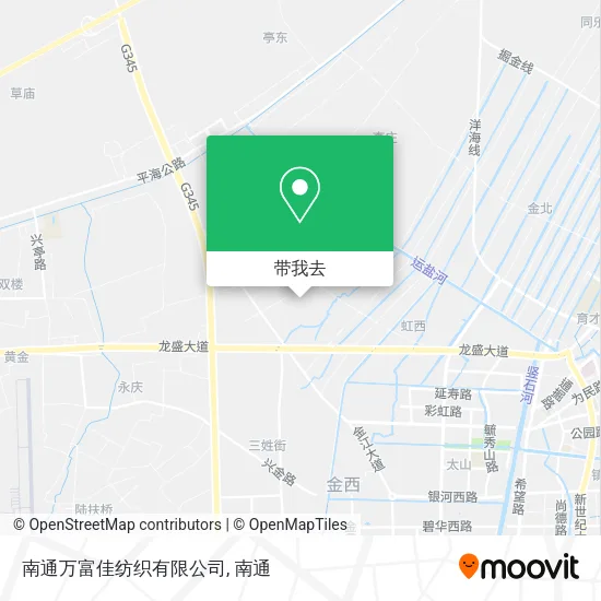 南通万富佳纺织有限公司地图