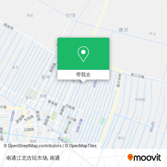 南通江北古玩市场地图