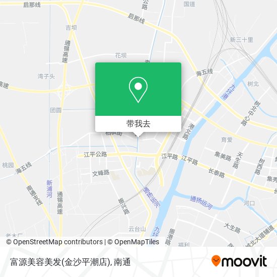 富源美容美发(金沙平潮店)地图