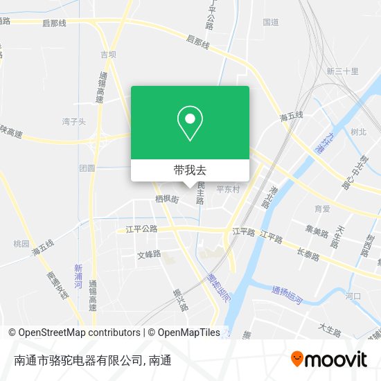南通市骆驼电器有限公司地图