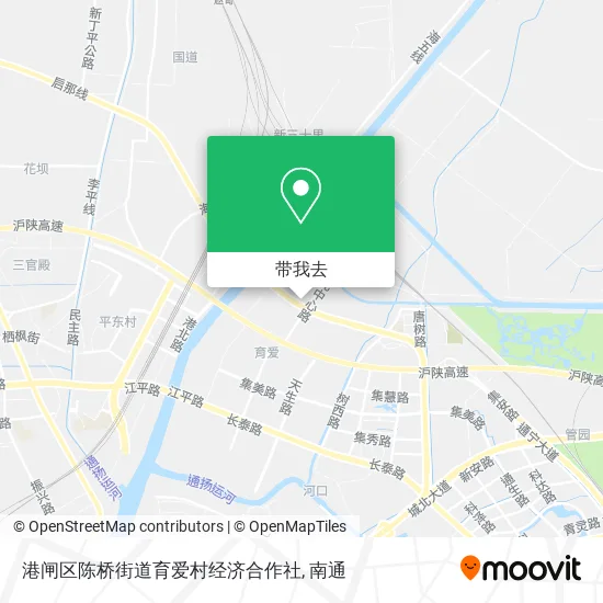 港闸区陈桥街道育爱村经济合作社地图