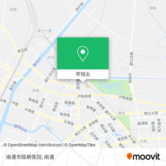 南通市陈桥医院地图