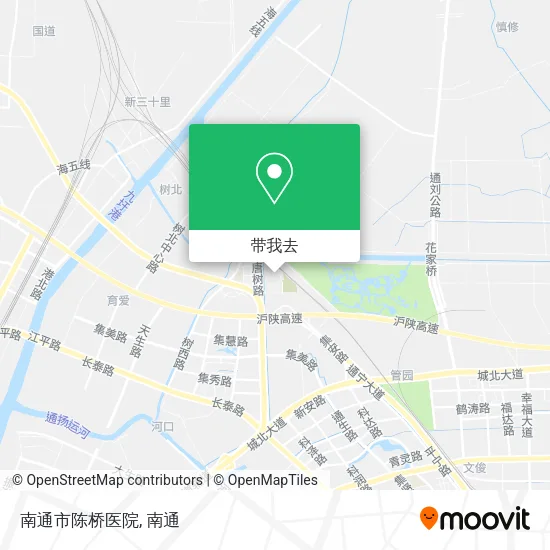 南通市陈桥医院地图