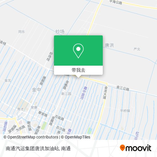 南通汽运集团唐洪加油站地图
