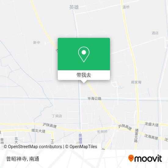 普昭禅寺地图