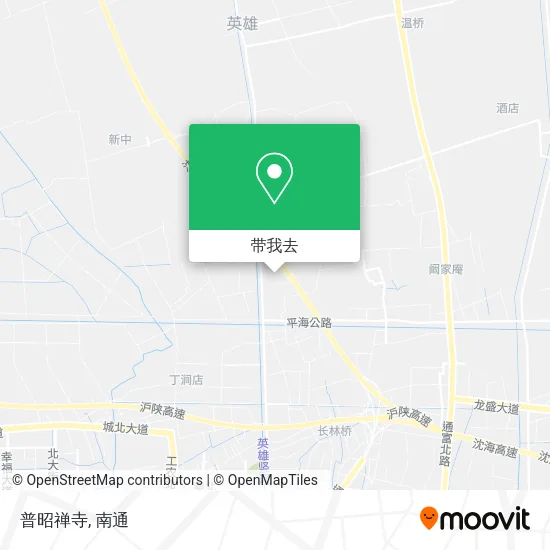 普昭禅寺地图