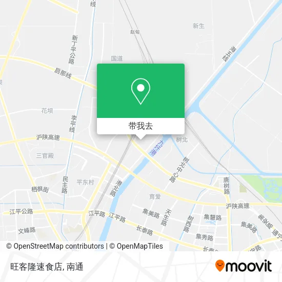 旺客隆速食店地图
