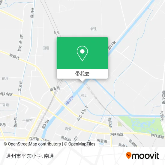 通州市平东小学地图