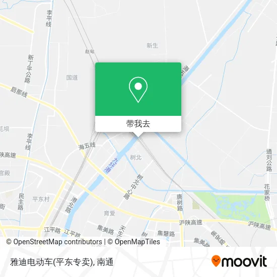 雅迪电动车(平东专卖)地图