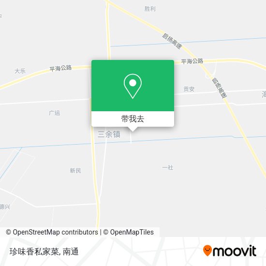 珍味香私家菜地图