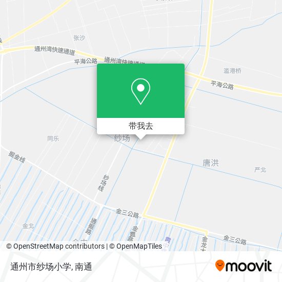 通州市纱场小学地图