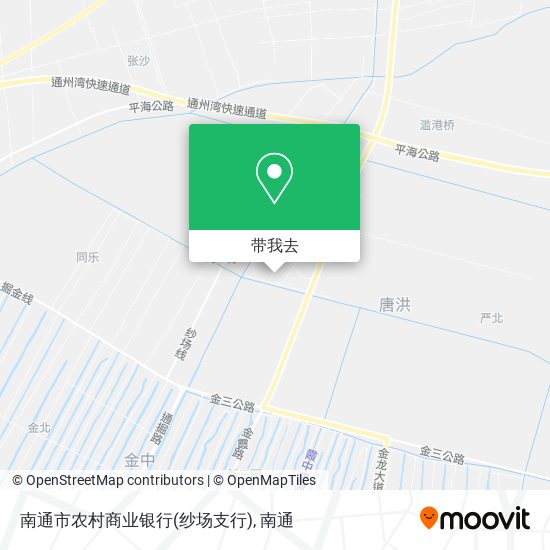 南通市农村商业银行(纱场支行)地图