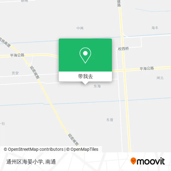 通州区海晏小学地图