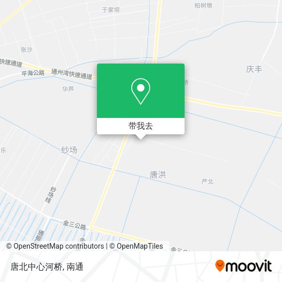 唐北中心河桥地图