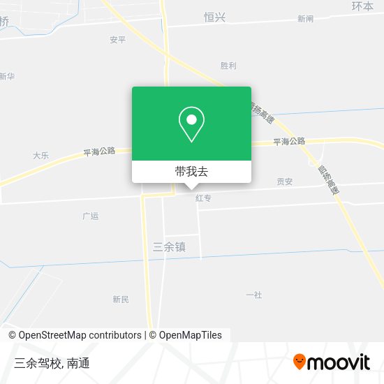 三余驾校地图
