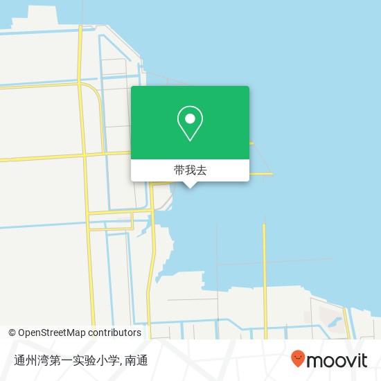通州湾第一实验小学地图