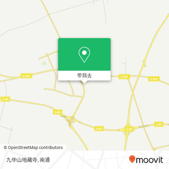 九华山地藏寺地图