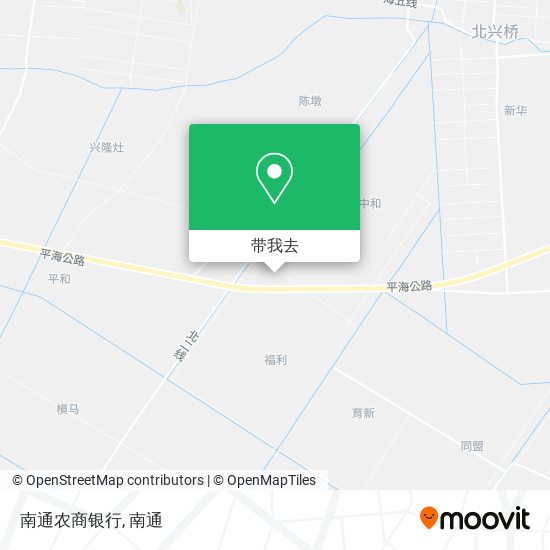 南通农商银行地图