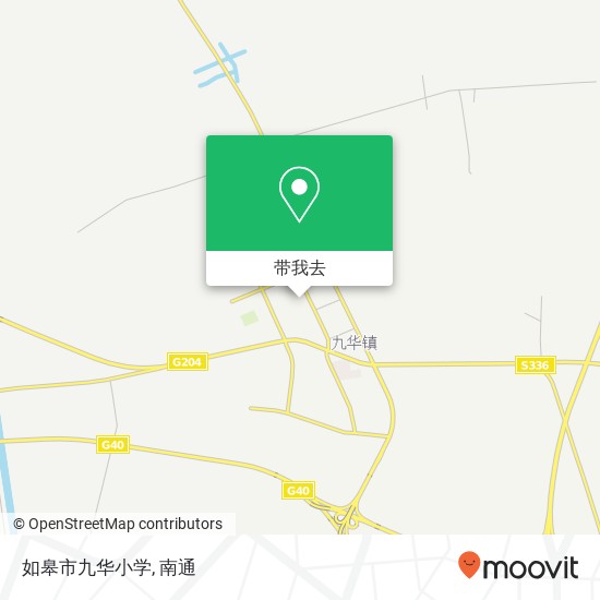 如皋市九华小学地图