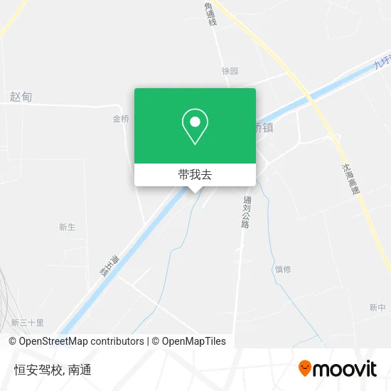 恒安驾校地图