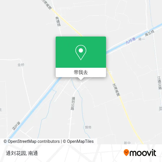 通刘花园地图
