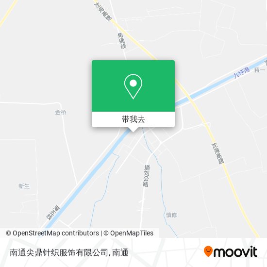 南通尖鼎针织服饰有限公司地图