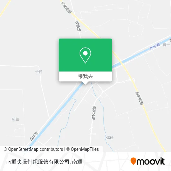 南通尖鼎针织服饰有限公司地图