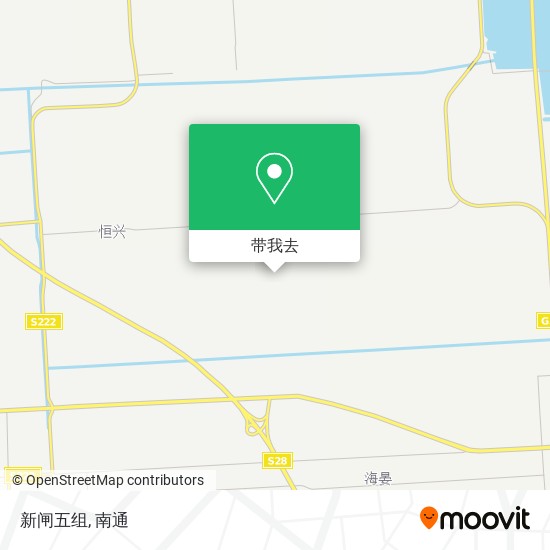 新闸五组地图