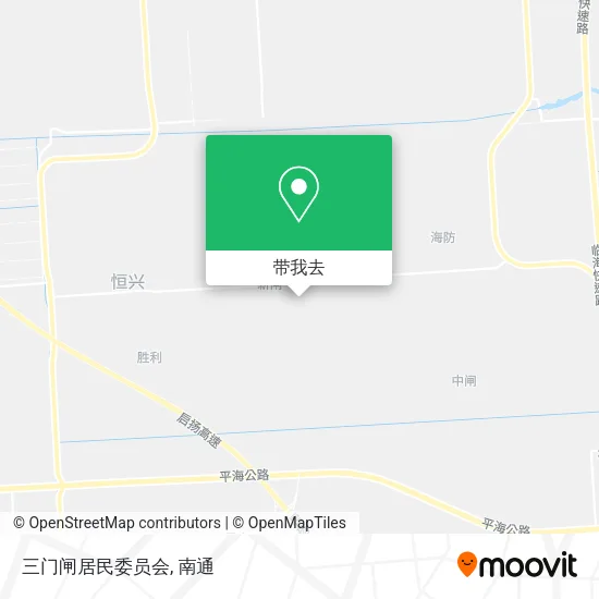 三门闸居民委员会地图