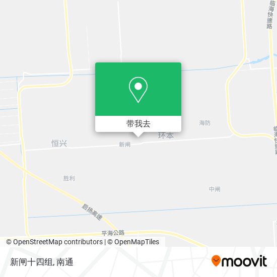 新闸十四组地图