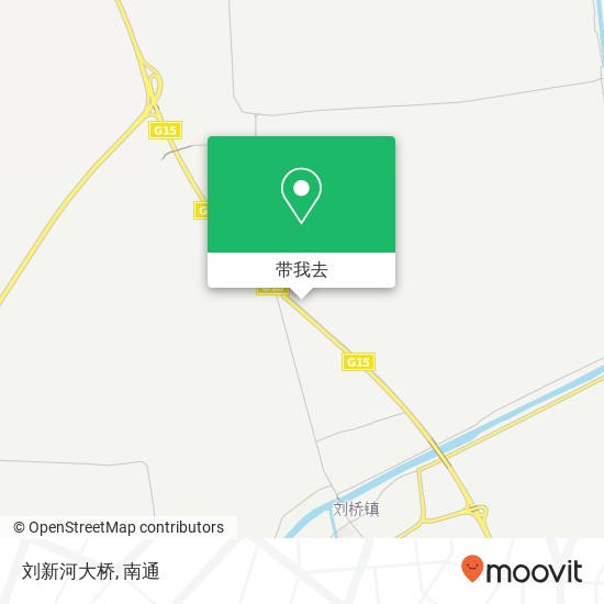 刘新河大桥地图