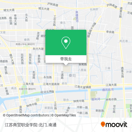 江苏商贸职业学院-北门地图