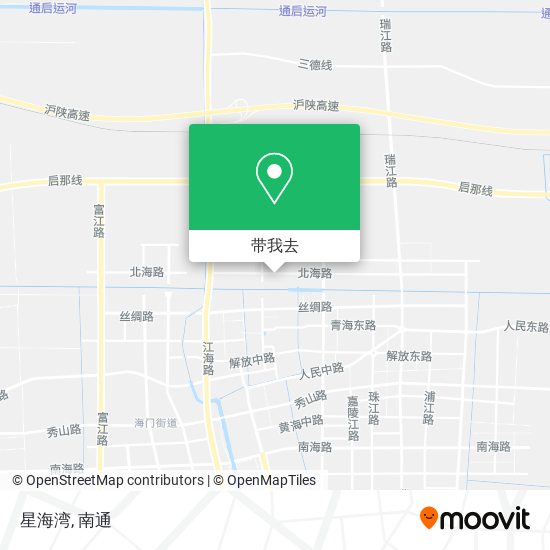 星海湾地图