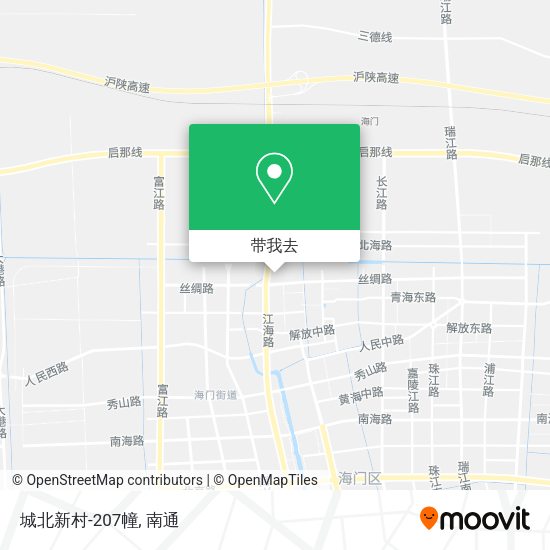 城北新村-207幢地图