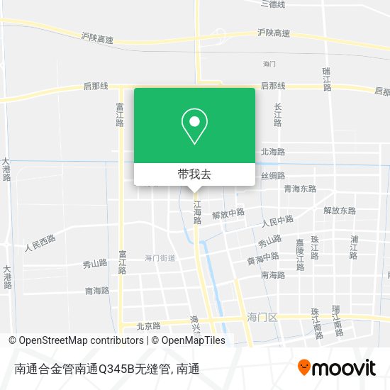 南通合金管南通Q345B无缝管地图