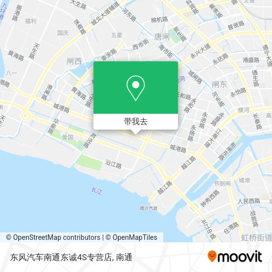 东风汽车南通东诚4S专营店地图