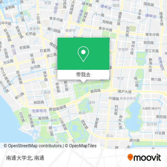 南通大学北地图